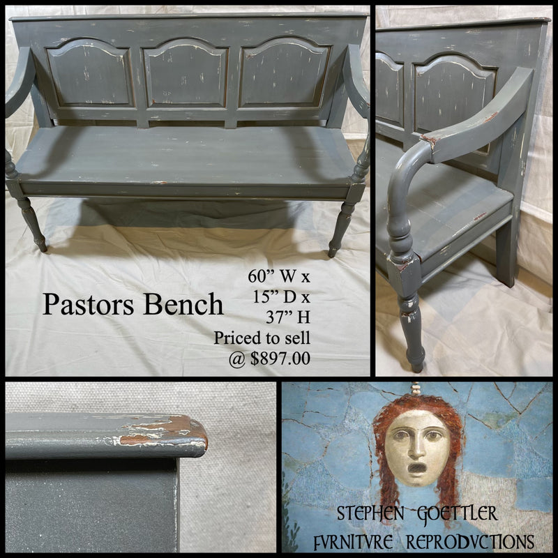 Pastor’s Bench