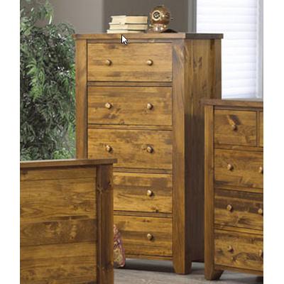 Vokes Furniture Rough Sawn 5-Drawer Chest Rough Sawn 850-405 IMAGE 1