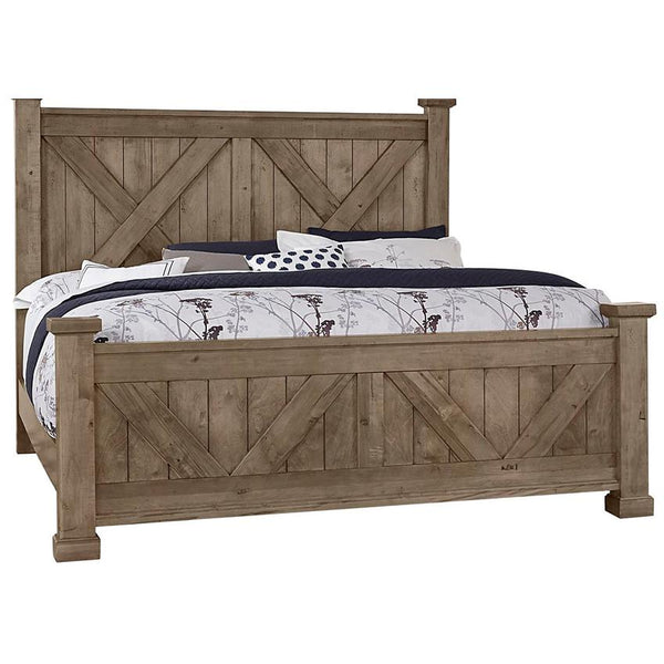 Vaughan-Bassett Cool Rustic Queen Panel Bed 172-557/172-755/172-922 IMAGE 1