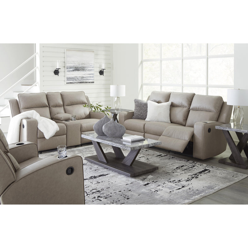 Signature Design by Ashley Lavenhorne Reclining Leather Look Sofa 6330789C IMAGE 13