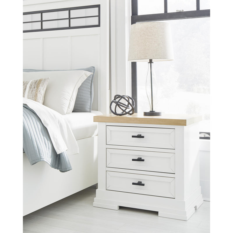 Signature Design by Ashley Ashbryn 3-Drawer Nightstand B844-93 IMAGE 1