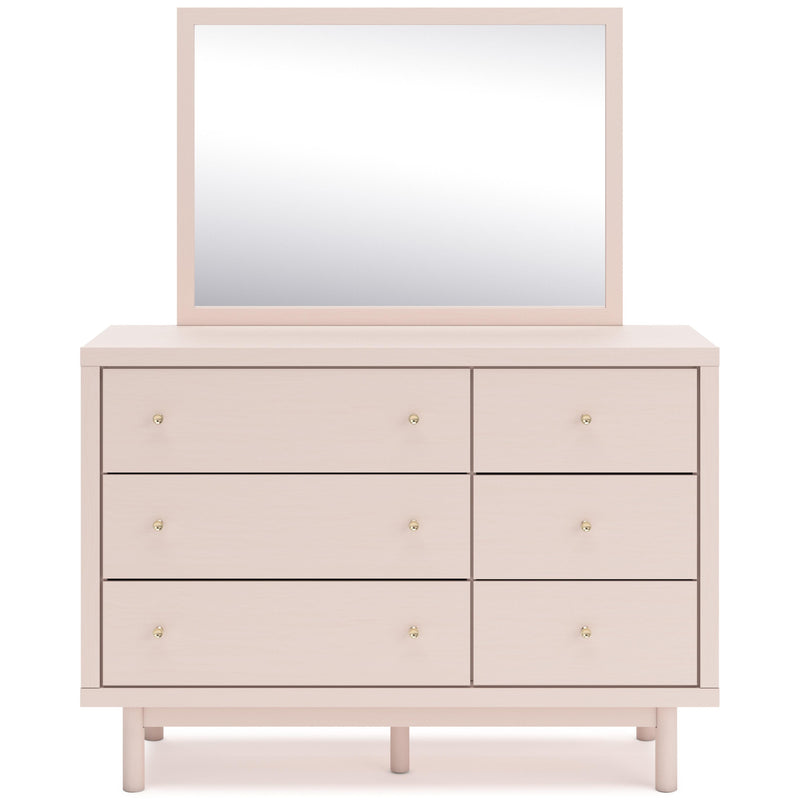 Signature Design by Ashley Wistenpine 6-Drawer Dresser with Mirror B1323-221/B1323-36 IMAGE 3