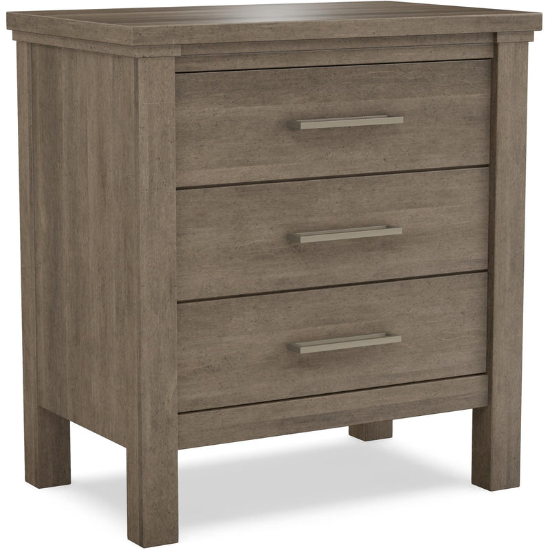 Durham Furniture Studio 19 3-Drawer Nightstand 191-A203 TRFL IMAGE 1