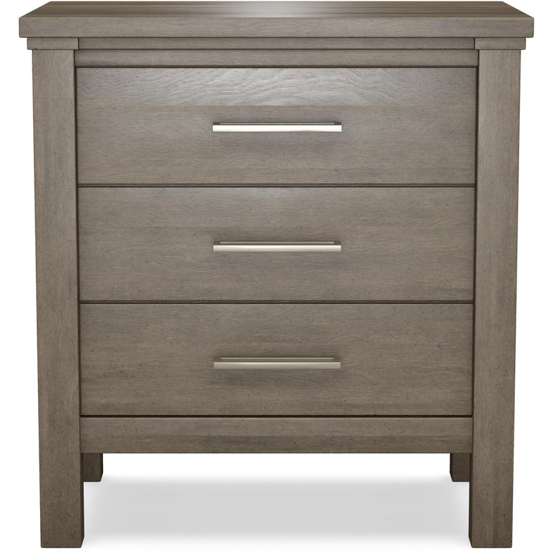 Durham Furniture Studio 19 3-Drawer Nightstand 191-A203 TRFL IMAGE 2