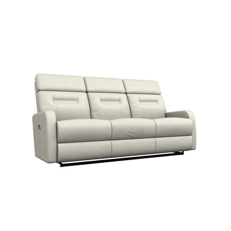 La-Z-Boy Lennon Power Wall Reclining Sofa w/ Headrest - Linen IMAGE 1