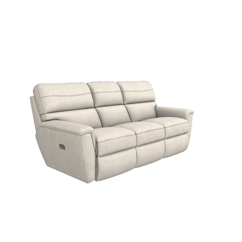 La-Z-Boy Ava Power Reclining Sofa w/ Headrest & Lumbar - Ivory IMAGE 1