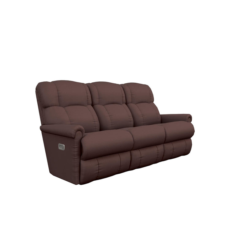 La-Z-Boy Pinnacle Power Wall Reclining Sofa w/ Headrest - Burgundy IMAGE 1