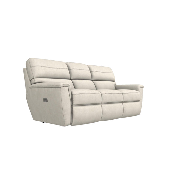 La-Z-Boy Ava Power Reclining Sofa w/ Headrest - Ivory IMAGE 1