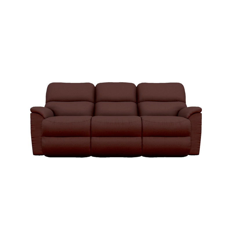 La-Z-Boy Brooks Power Reclining Sofa w/ Headrest & Lumbar - Burgundy IMAGE 2