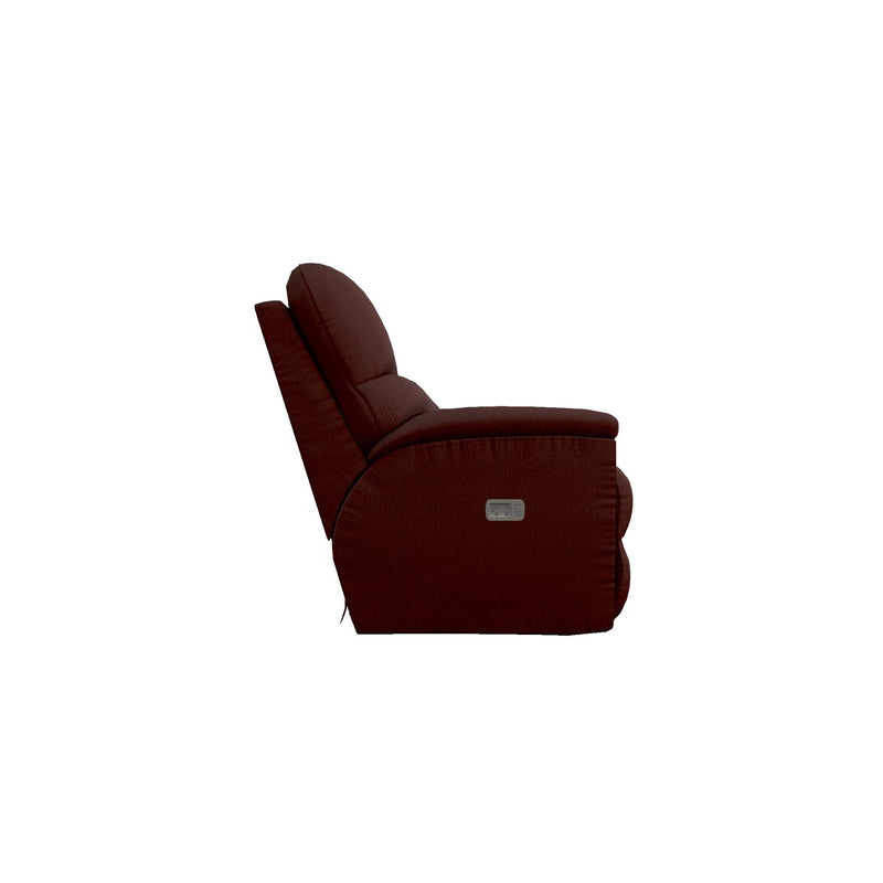 La-Z-Boy Brooks Power Reclining Sofa w/ Headrest & Lumbar - Burgundy IMAGE 3