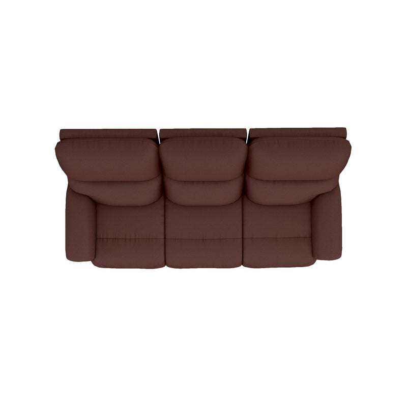 La-Z-Boy Brooks Power Reclining Sofa w/ Headrest & Lumbar - Burgundy IMAGE 5