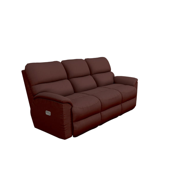 La-Z-Boy Brooks Power Reclining Sofa w/ Headrest - Burgundy IMAGE 1