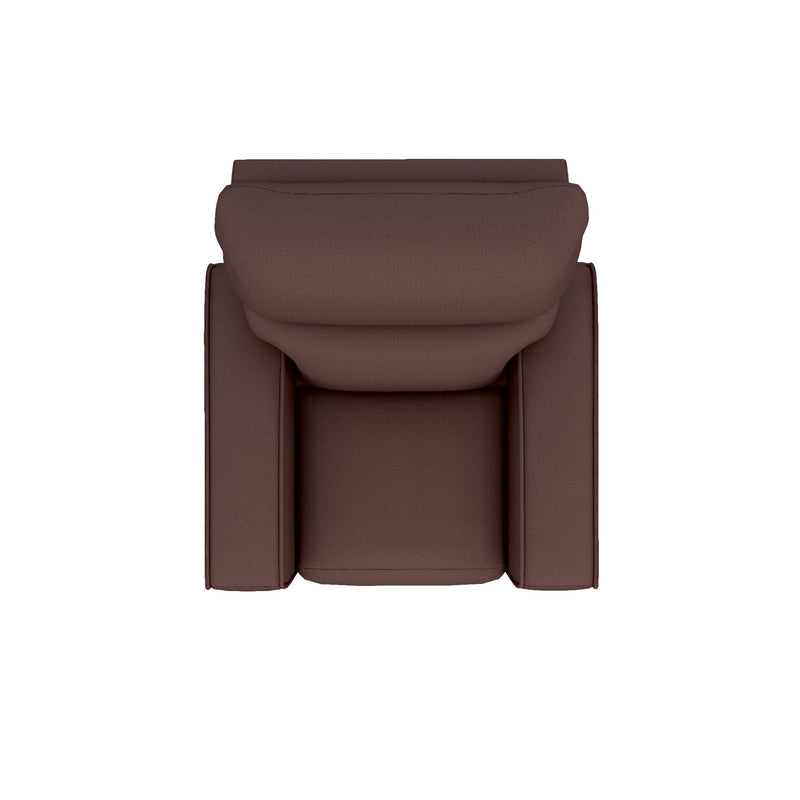 La-Z-Boy Maddox Power Rocking Recliner w/ Headrest - Burgundy IMAGE 5