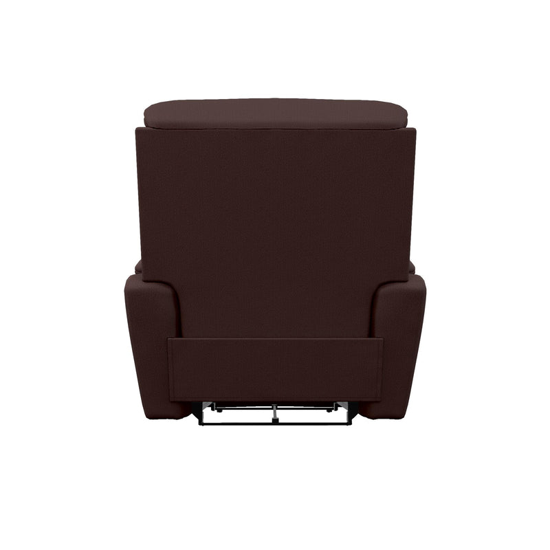 La-Z-Boy Morrison Power Wall Recliner w/ Headrest & Lumbar - Burgundy IMAGE 4