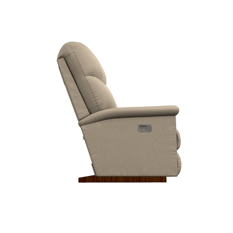 La-Z-Boy Lancer Power Rocking Recliner w/ Headrest - Cream IMAGE 3