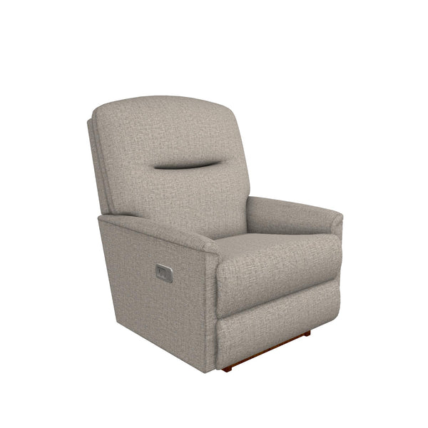 La-Z-Boy Aries Power Rocking Recliner w/ Headrest & Lumbar - Linen IMAGE 1