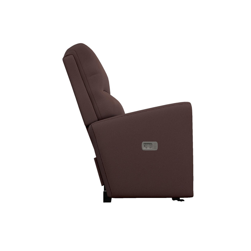 La-Z-Boy Hawthorn Power Wall Recliner w/ Headrest & Lumbar - Burgundy IMAGE 3