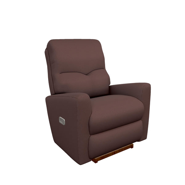 La-Z-Boy Hawthorn Power Rocking Recliner w/ Headrest & Lumbar - Burgundy IMAGE 1