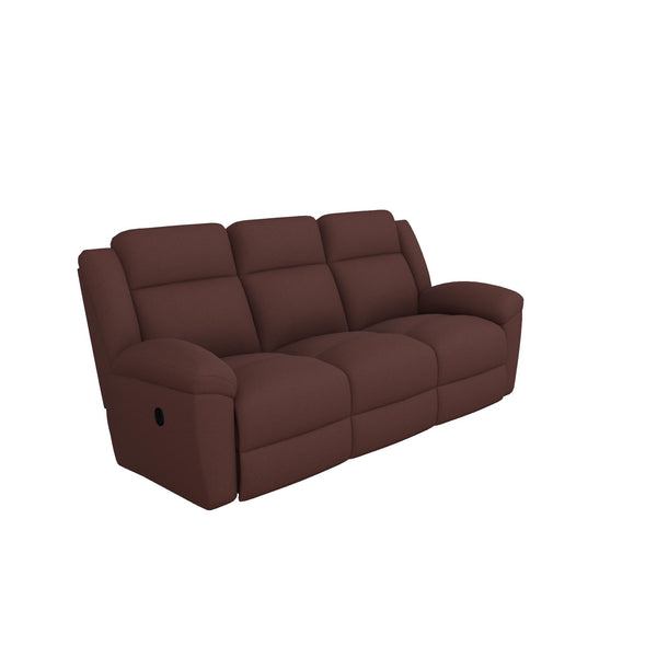 La-Z-Boy Joel Reclining Sofa - Burgundy IMAGE 1