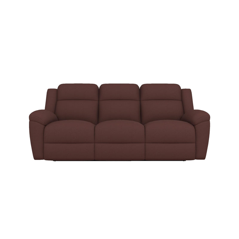 La-Z-Boy Joel Reclining Sofa - Burgundy IMAGE 2