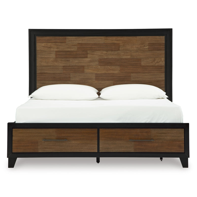 Signature Design by Ashley Kraeburn California King Panel Bed with Storage B496-58/B496-56S/B496-194 IMAGE 3