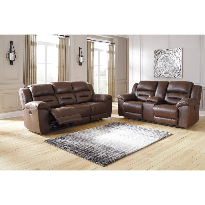 Signature Design by Ashley Stoneland Power Reclining Leather Look Loveseat 3990496C IMAGE 7