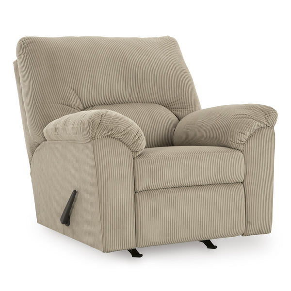 Signature Design by Ashley SimpleJoy Rocker Fabric Recliner 2420325C IMAGE 1