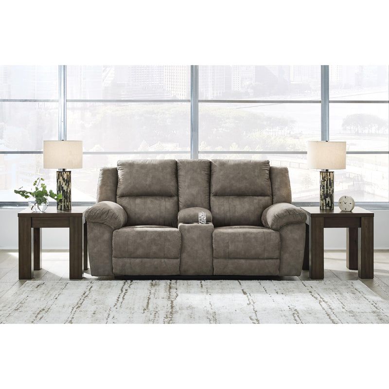 Signature Design by Ashley Laresview Reclining Fabric Loveseat with Console 3720394C IMAGE 6