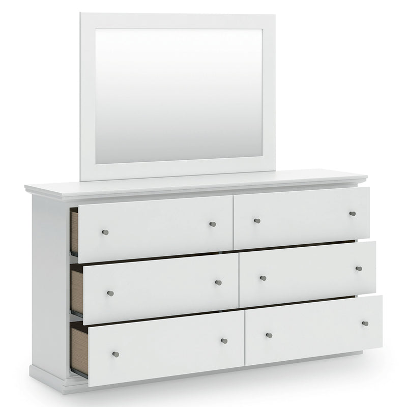 Signature Design by Ashley Bostwick Shoals 6-Drawer Dresser with Mirror B139-31/B139-35 IMAGE 2