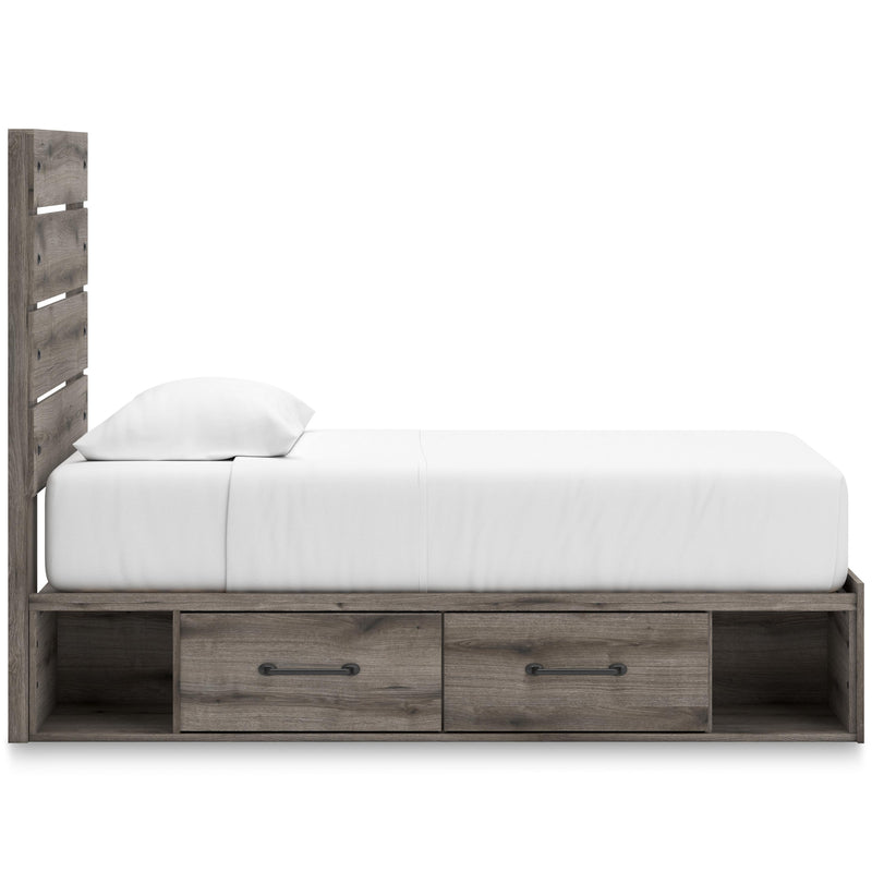 Signature Design by Ashley Graystorm Twin Panel Bed with Storage PCB2405-53/PCB2405-150/B100-11 IMAGE 4