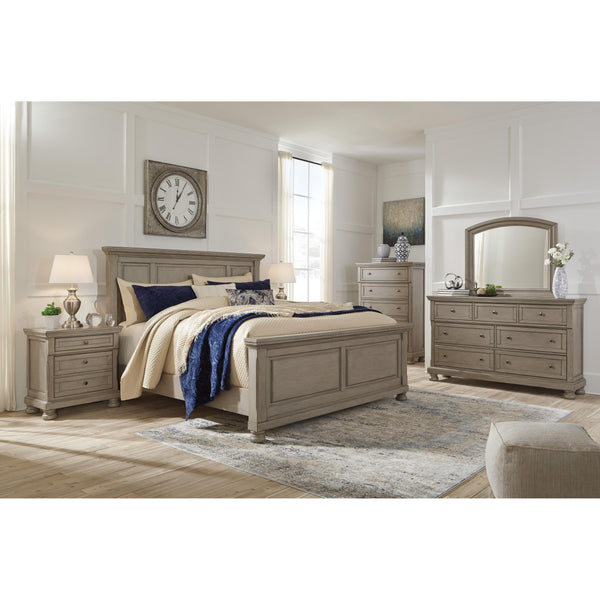 Signature Design by Ashley Lettner B733 6 pc King Panel Bedroom Set IMAGE 1