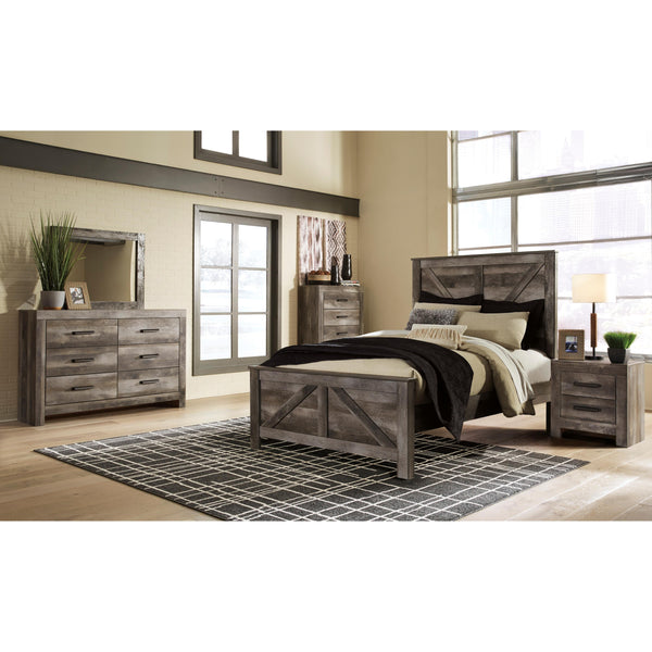 Signature Design by Ashley Wynnlow B440 6 pc King Crossbuck Panel Bedroom Set IMAGE 1