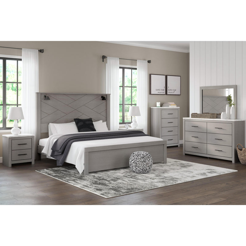 Signature Design by Ashley Cottonburg B1192B12 6 pc King Panel Bedroom Set IMAGE 1