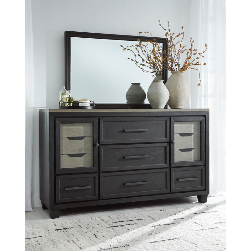 Signature Design by Ashley Foyland Dresser with Mirror B989-31/B989-36 IMAGE 2