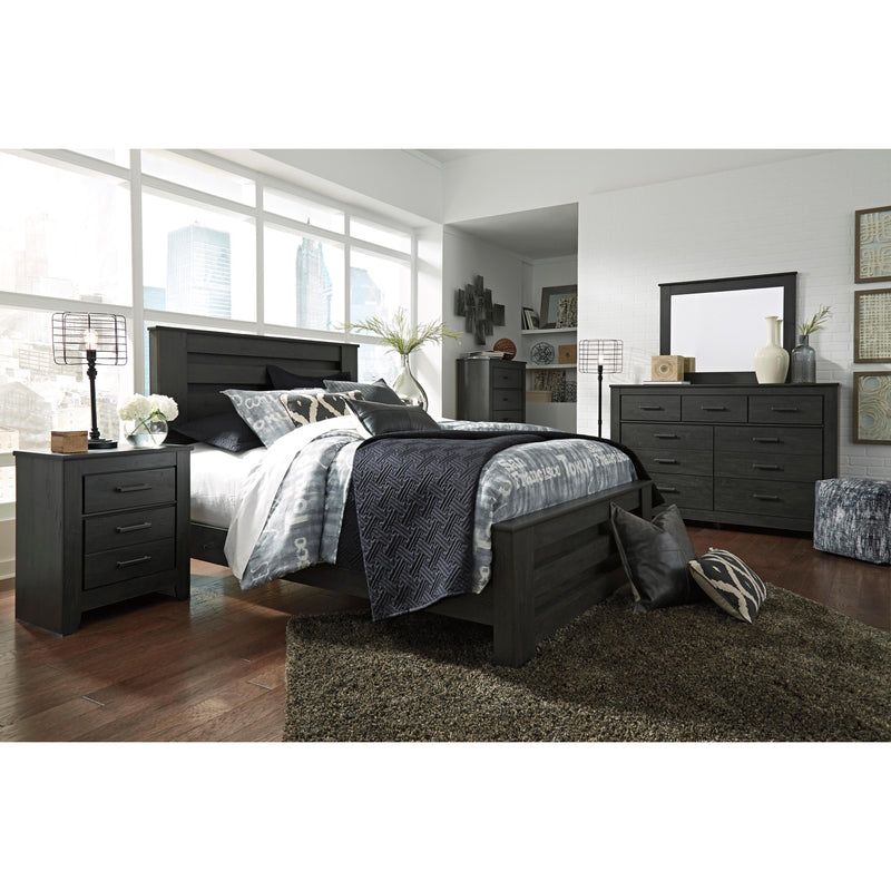 Signature Design by Ashley Brinxton B249 6 pc Queen Panel Bedroom Set IMAGE 1